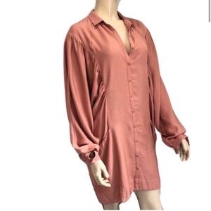 Free people minidress/ camisole/shirtdress